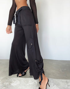 Dior Galliano Silk Cargo Pants From Spring 2003