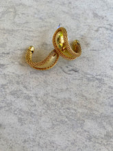 Load image into Gallery viewer, Vintage Chunky Curved Mesh Earrings
