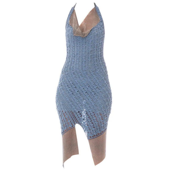John Galliano for Christian Dior Chainmail Knit Dress