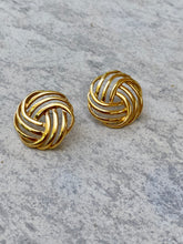 Load image into Gallery viewer, Gold Tone Knotted Stud
