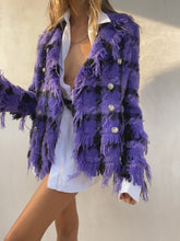 Load image into Gallery viewer, RARE Versace Fall / Winter 2004 Wool Double Breasted Tweed Jacket
