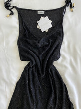 Load image into Gallery viewer, LA PERLA BLACK DAINTY KNIT DRESS

