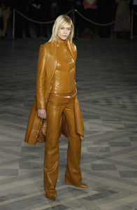 Loewe F/W 2002 Leather Skirt Suit