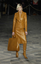 Load image into Gallery viewer, Loewe F/W 2002 Leather Skirt Suit
