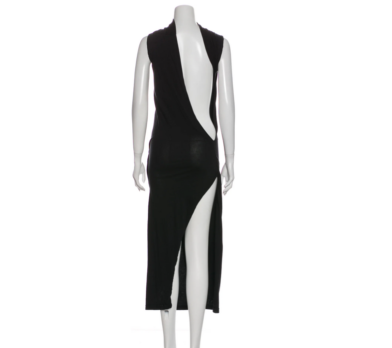 Rick Owens Backless Cut Out Dress