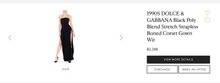 Load image into Gallery viewer, 1990&#39;s DOLCE &amp; GABBANA Strapless Boned Corset Gown
