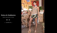 Load image into Gallery viewer, Spring/Summer 2000 Dolce &amp; Gabbana Runway Silk Beaded Mini Skirt
