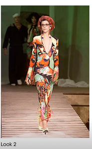 S/S 2000 Jean Paul Gaultier Skirt Set Look 2