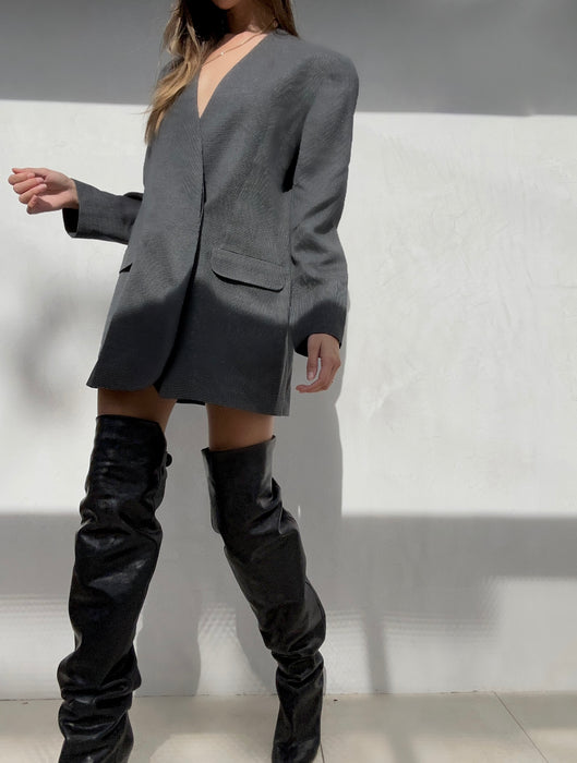 1990's Giorgio Armani Mini Tuxedo Dress