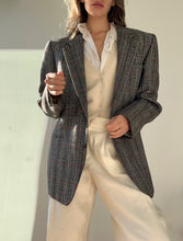 Load image into Gallery viewer, 1990&#39;s Yves Saint Laurent Plaid Blazer
