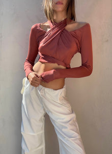 Vintage Gucci Tom Ford Wrap Blouse