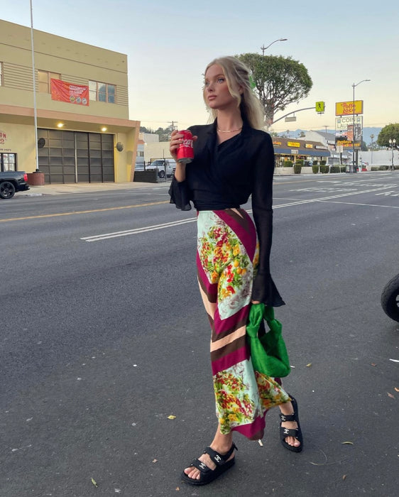 Jean Paul Gaultier Printed Skirt