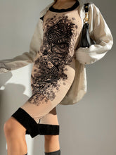 Load image into Gallery viewer, Vintage Jean Paul Gaultier Koi Fish Tattoo Sheer Mesh Dress
