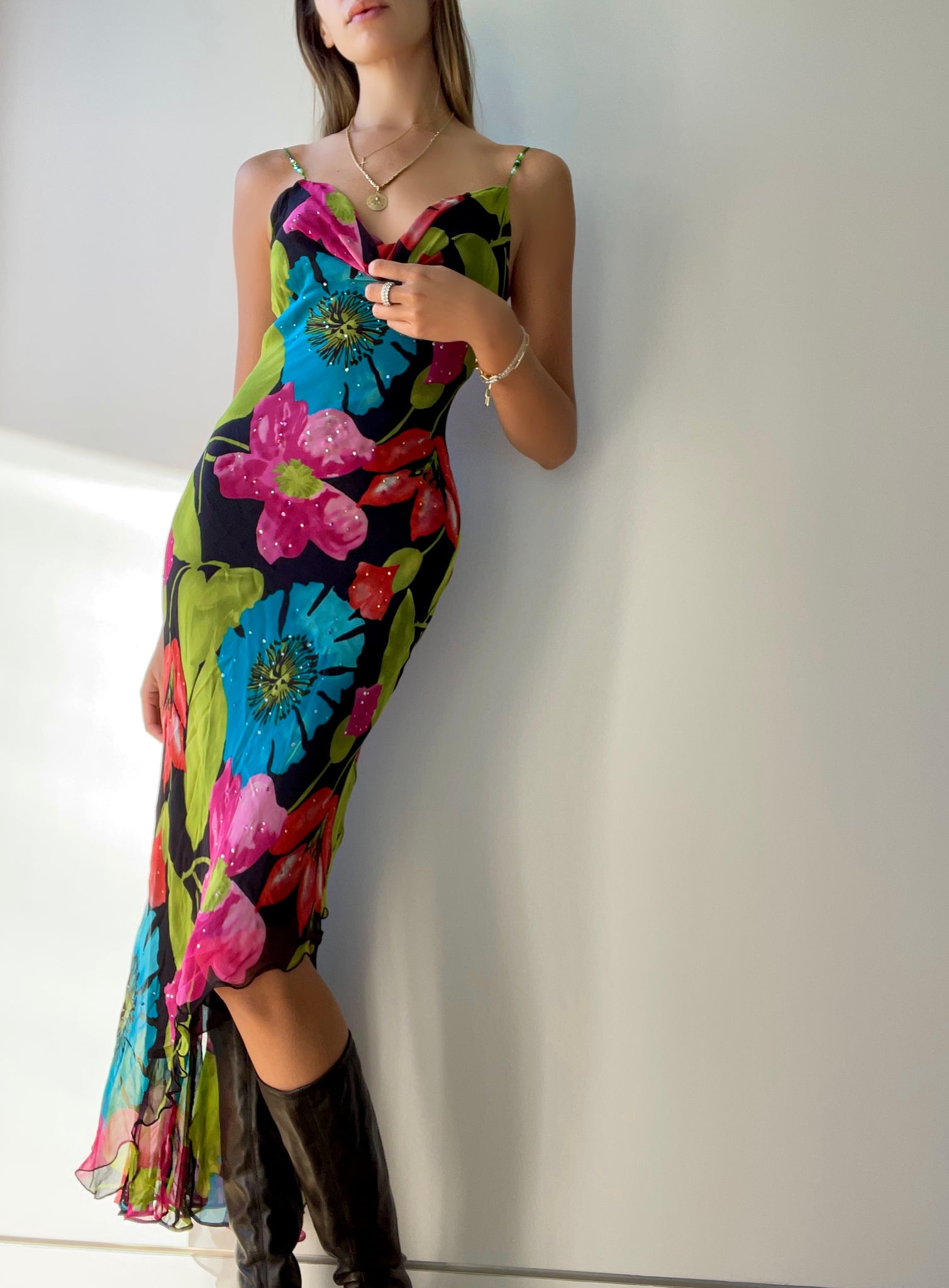 Vintage Cache Silk Dress