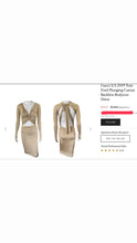 Load image into Gallery viewer, RARE S/S 2005 Gucci Cut Out Gold Tan Backless
