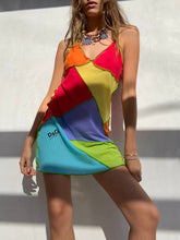 Load image into Gallery viewer, Vintage D&amp;G Semi Sheer Halter Dress
