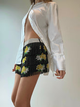 Load image into Gallery viewer, Spring/Summer 2000 Dolce &amp; Gabbana Runway Silk Beaded Mini Skirt
