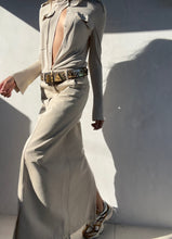 Load image into Gallery viewer, 90&#39;s Dries Van Noten Beige Denim Skirt
