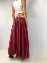 Load image into Gallery viewer, RARE S/S 2002 Jean Paul Gaultier Red Nylon Parachute Skirt
