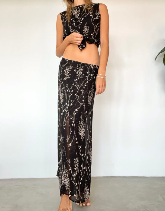 90's Max Mara Skirt Set
