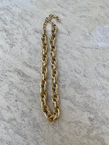 Gold Tone Double Wrap Anklet