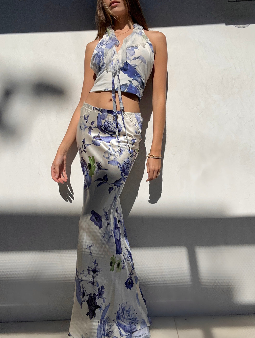 Early 2000's Roberto Cavalli Skirt Set