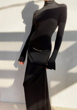 Load image into Gallery viewer, S/S 1998 Gucci by Tom Ford High Neck Black Bodystocking Maxi Dress
