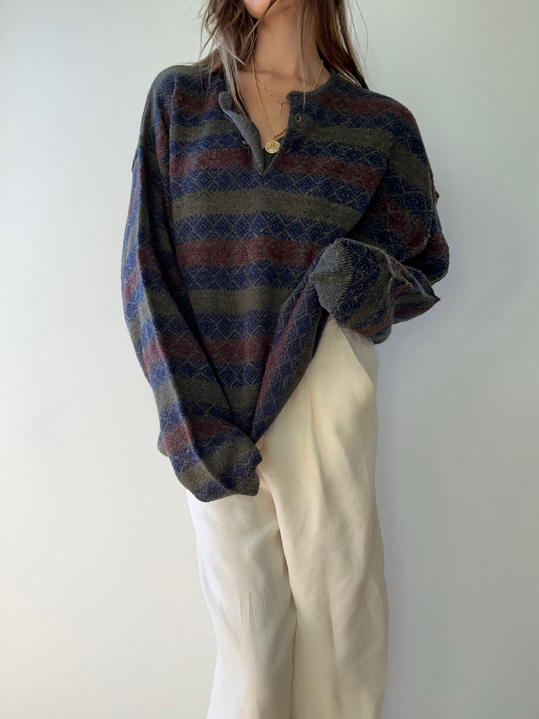 Vintage Yves Saint Laurent Cotton Sweater