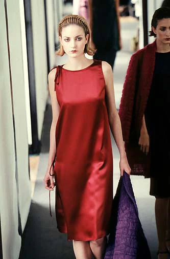 Rare Chanel F/W 1998 Silk Dress