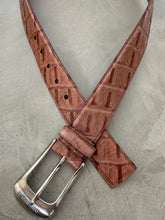 Load image into Gallery viewer, 90&#39;s Miu Miu Crocodile Print Leather Belt
