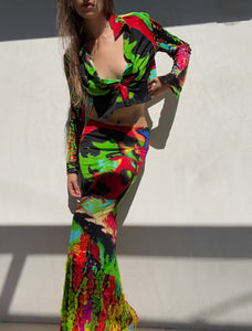 S/S 2000 Jean Paul Gaultier Skirt Set Look 2