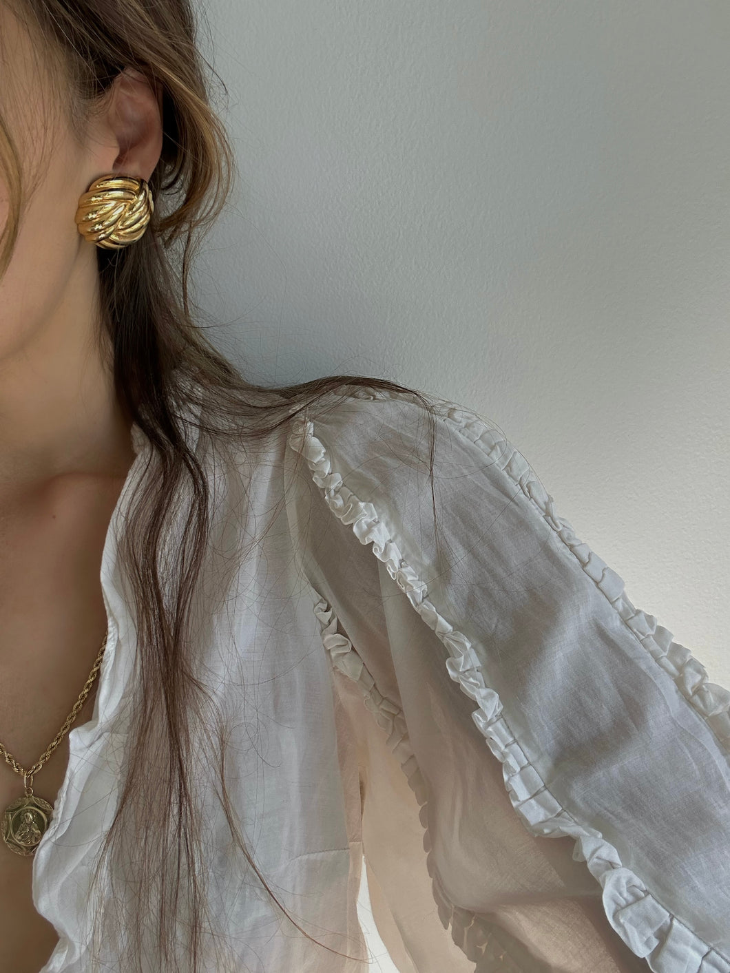 1980's Givenchy Gold Tone Earrings