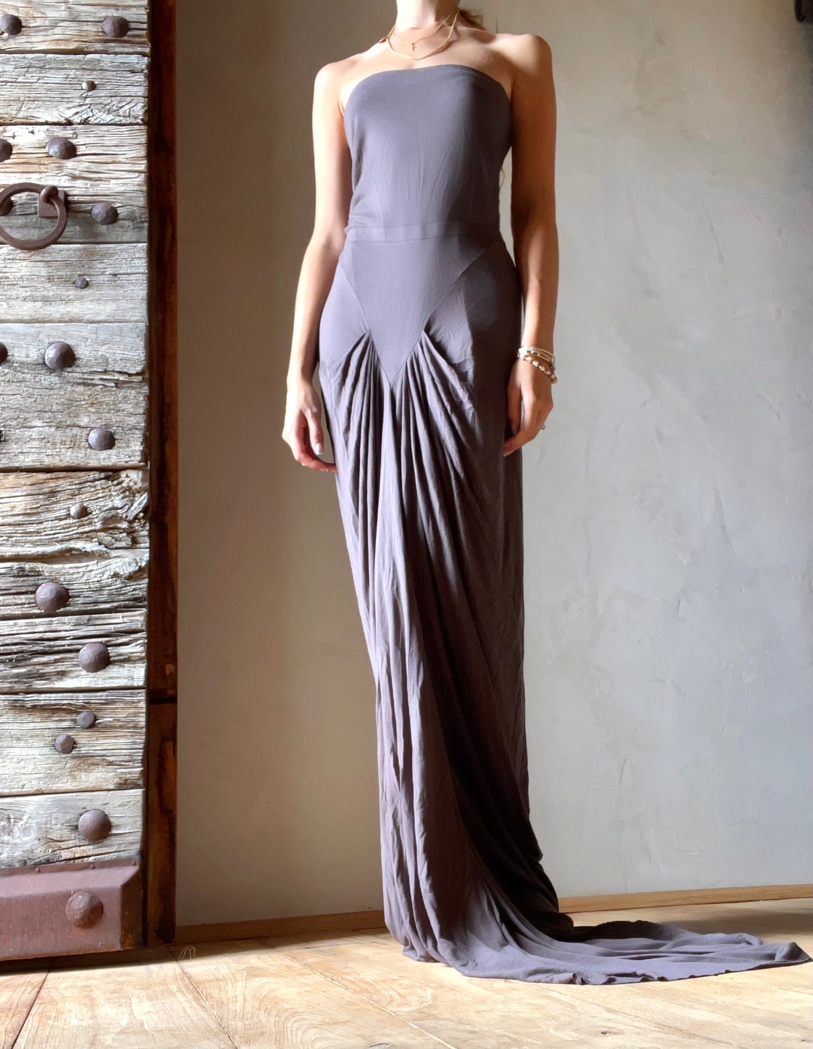 rick owens long dress SEB GOWN| RICK OWENS