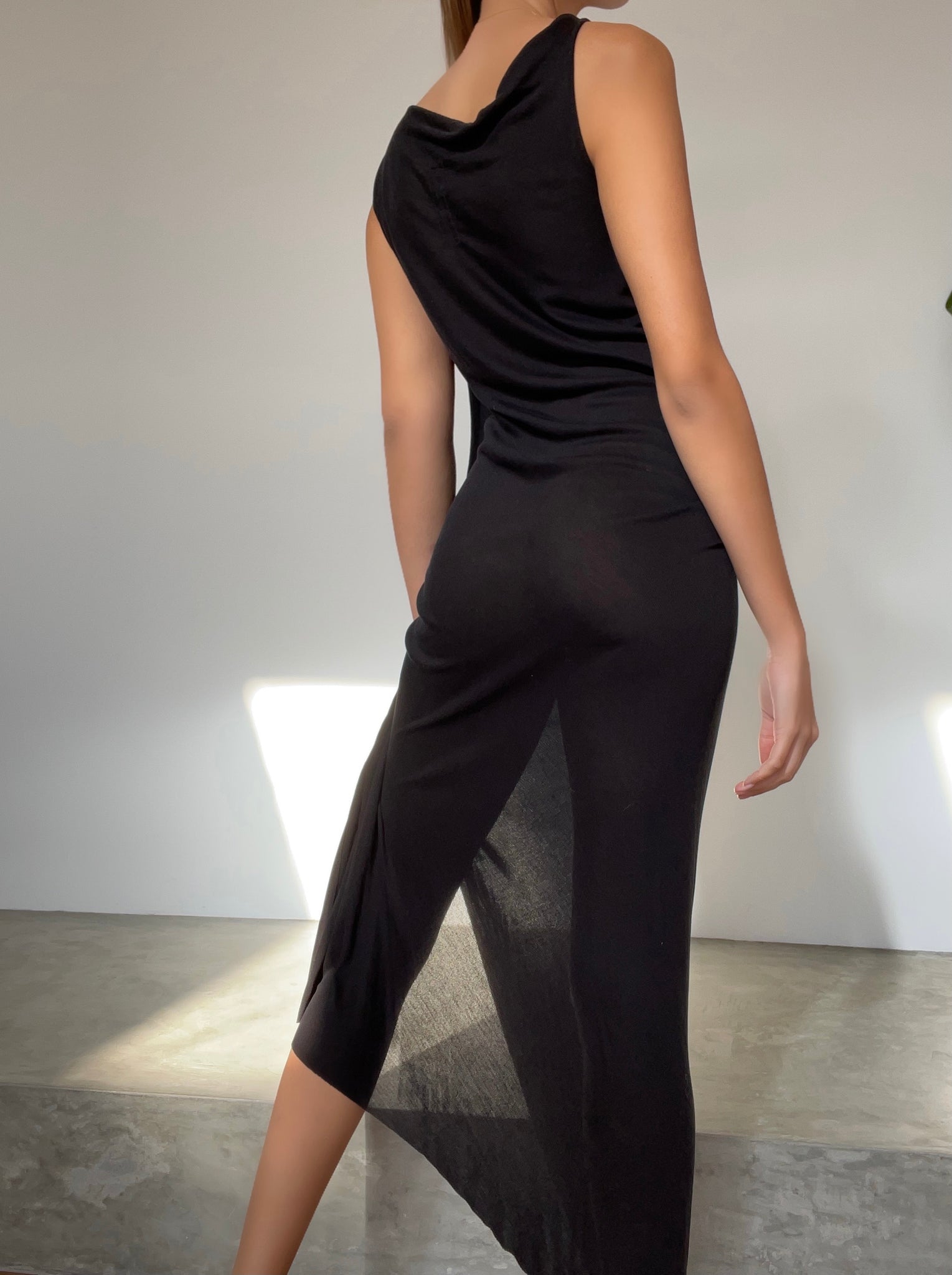 RICK OWENS Asymmetrical Dress villa amour vintage RICK OWENS Asymmetrical Dress villa amour vintage