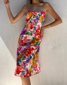 1990's Dolce Gabbana Floral Print Dress