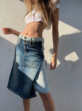 Load image into Gallery viewer, Early 2000&#39;s Maison Martin Margiela Double Waist Denim Skirt
