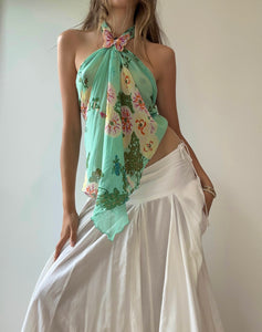 Early 2000's Emanuel Ungaro Butterfly Silk Top