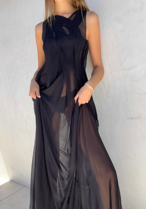 Vintage Bottega Veneta Sheer Dress