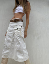 Load image into Gallery viewer, Rare Hiroko Koshino White Cargo Skirt
