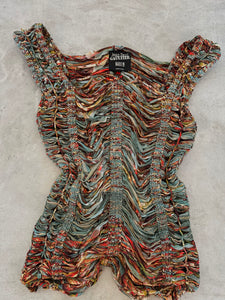 RARE Jean Paul Gaultier Corset Shredded Top