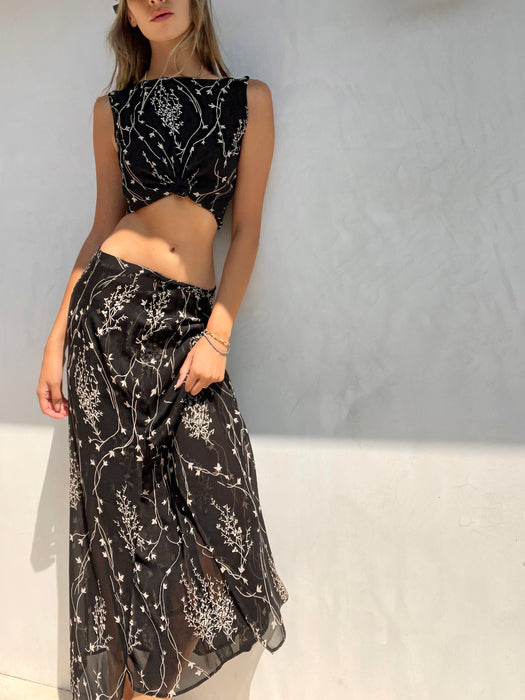 90's Max Mara Skirt Set