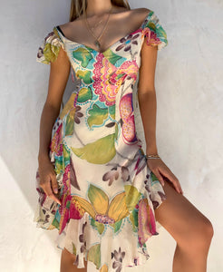 Early 2000's Christian Lacroix 100% Silk Dress