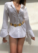 Load image into Gallery viewer, RARE 1960&#39;s Givenchy Gold / Silver Hardware Chain-Link Belt
