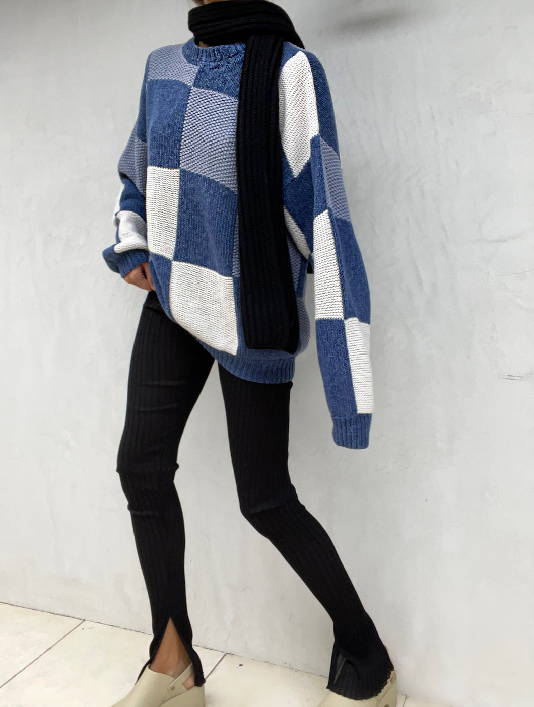 Vintage Geoffrey Beene Hand-Knitted Sweater