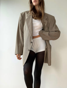 1990's Yves Saint Laurent Houndstooth Blazer