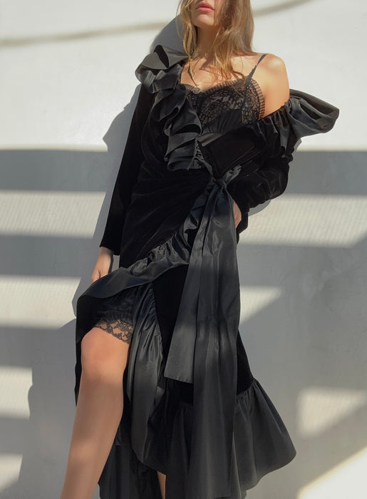 1980's Yves Saint Laurent Rive Gauche Gown