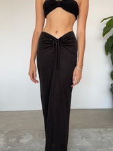 Load image into Gallery viewer, Vintage Pull-On Ruched Drawstring Skirt
