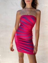 Load image into Gallery viewer, 2012 Herve Leger Pink Sunburst Dress
