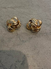 Load image into Gallery viewer, 1990&#39;s Givenchy Gold Tone Clip On Earrings
