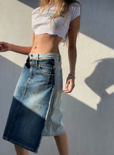 Load image into Gallery viewer, Early 2000&#39;s Maison Martin Margiela Double Waist Denim Skirt
